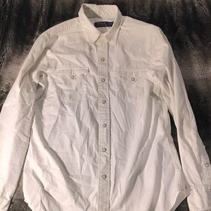 Polo Ralph Lauren White Western Shirt